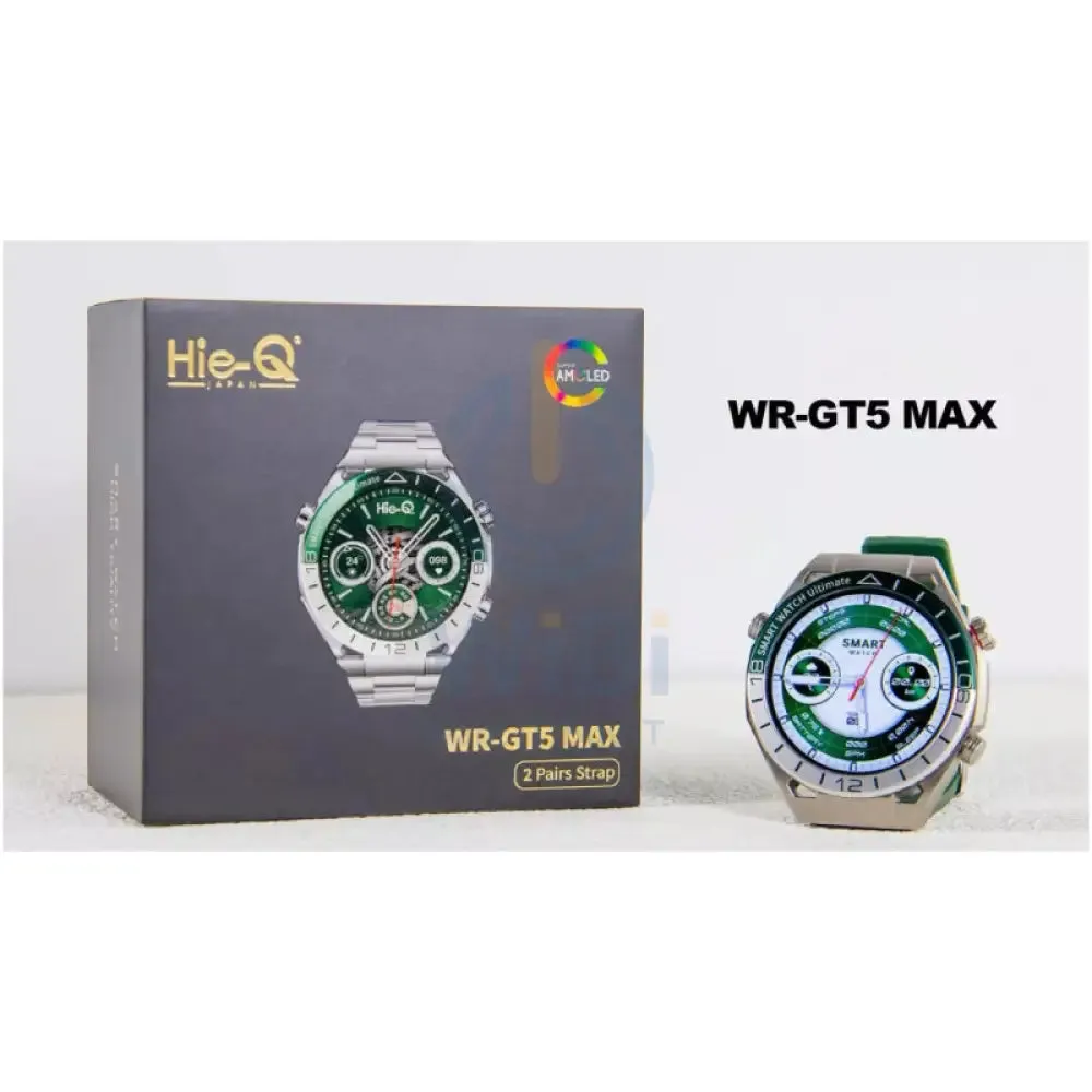 Hie-Q WR-GT5 Max Smart Watch - 2 Pair Straps