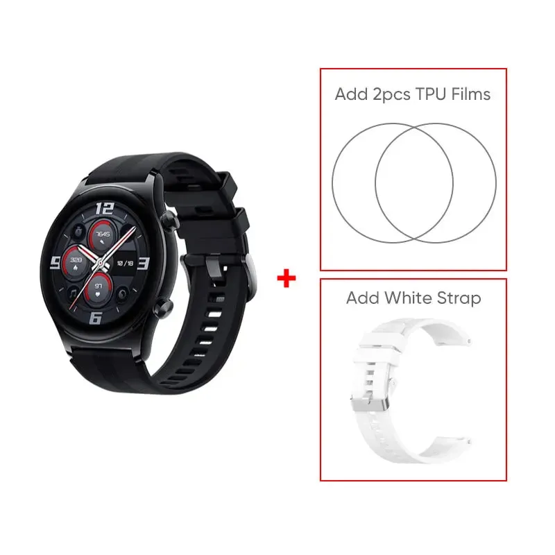 HONOR Watch GS 3 Global Version 3D-Curved Glass SmartWatch GS3 1.43" AMOLED Screen 8 channel Accurate Health Monitoring Watch