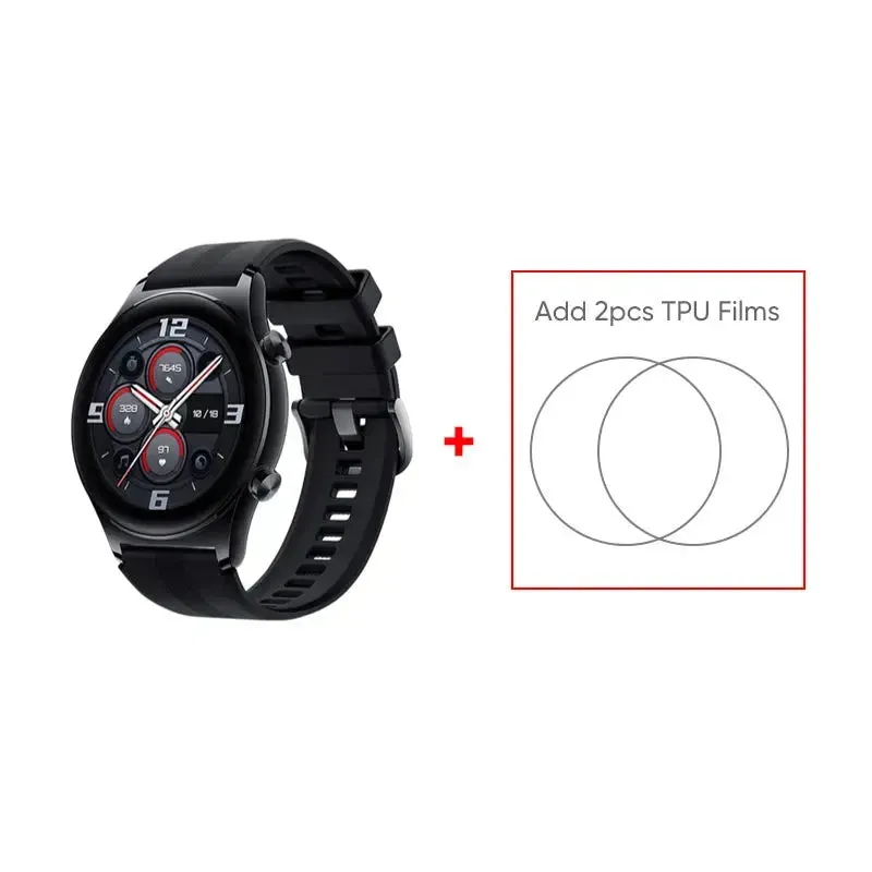 HONOR Watch GS 3 Global Version 3D-Curved Glass SmartWatch GS3 1.43" AMOLED Screen 8 channel Accurate Health Monitoring Watch