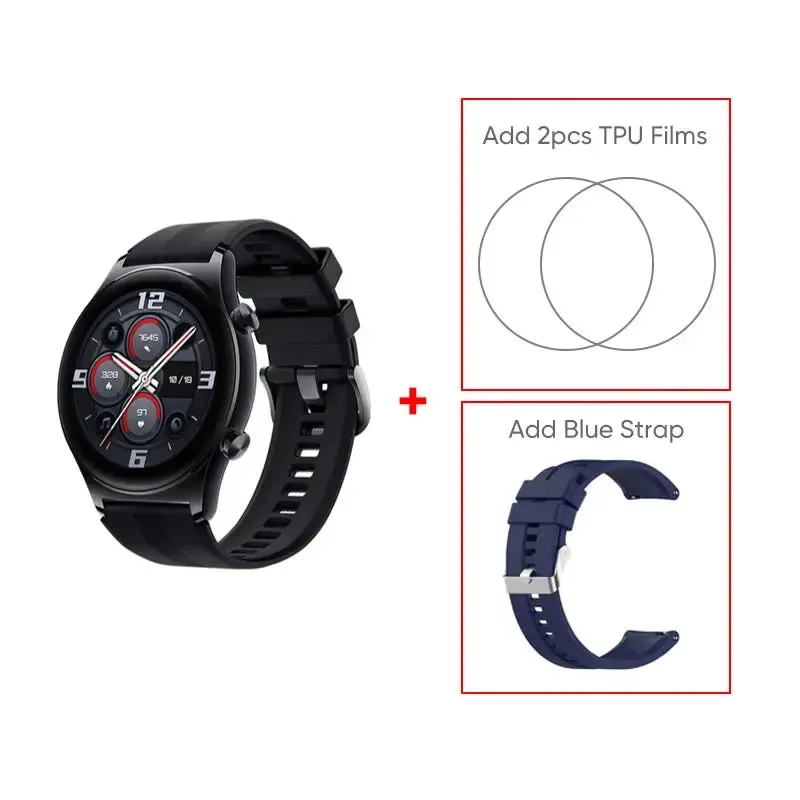 HONOR Watch GS 3 Global Version 3D-Curved Glass SmartWatch GS3 1.43" AMOLED Screen 8 channel Accurate Health Monitoring Watch