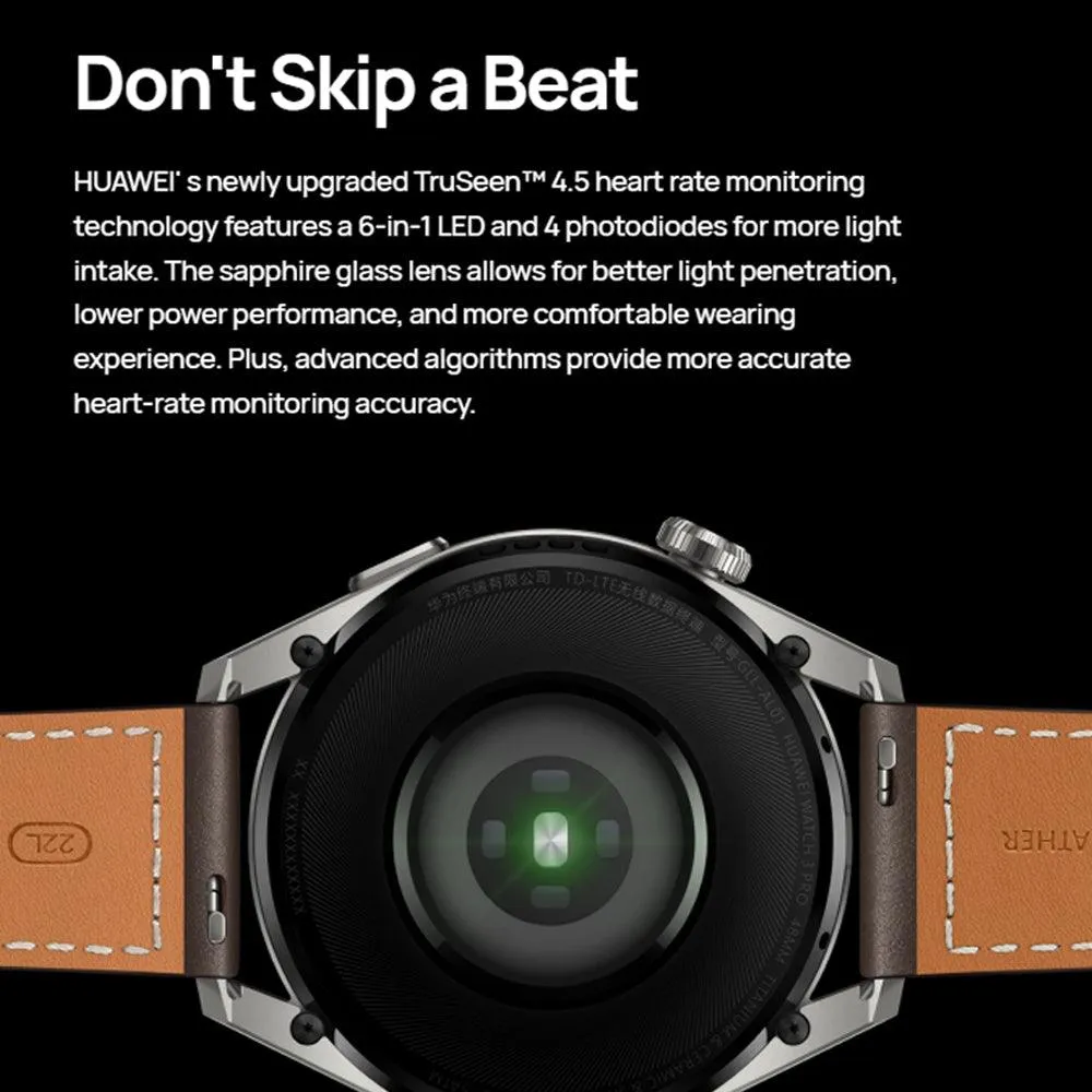 Huawei Watch 3 Pro GLL-AL01 (48mm - GPS) Titanium Gray Case With Titanium Strap