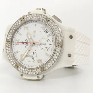 Hublot Big Bang White Ceramic Factory Diamond Bzl Automatic 342.HX.2010.RW.1104