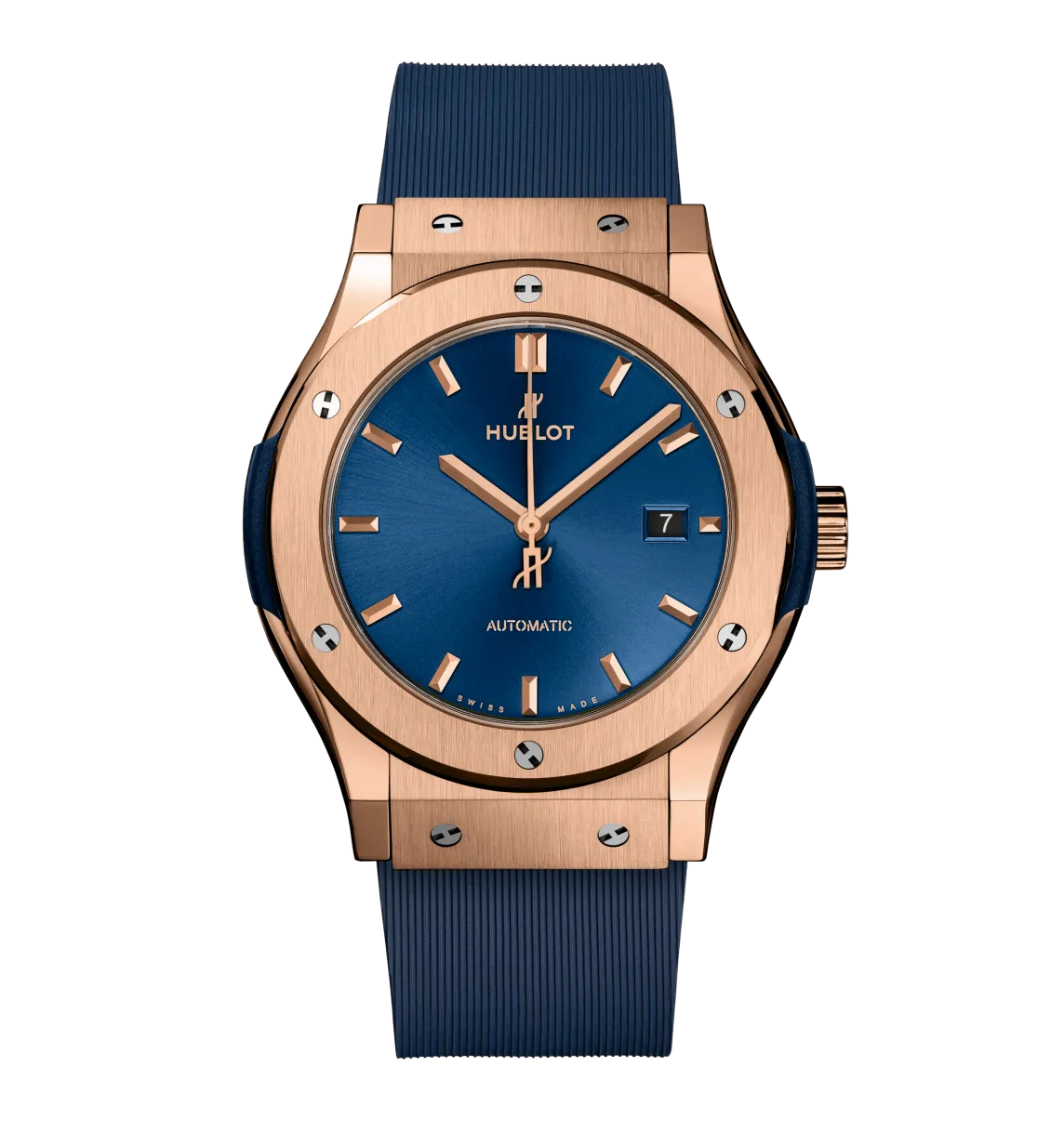 Hublot Classic Fusion King Gold Blue, 42mm with Blue Dial