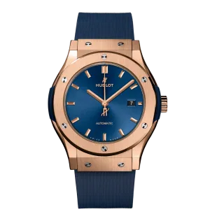 Hublot Classic Fusion King Gold Blue, 42mm with Blue Dial