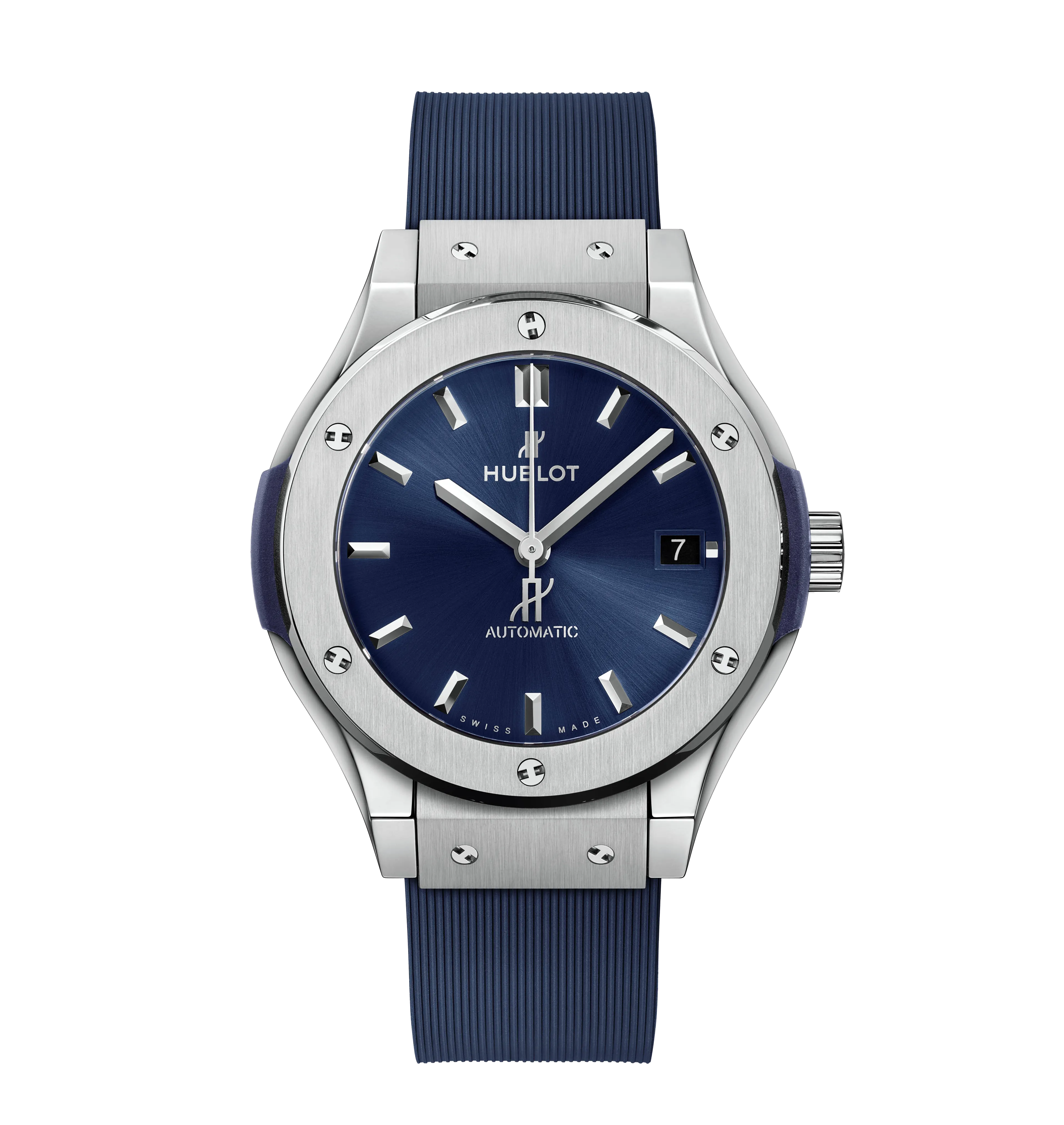 Hublot Classic Fusion Titanium Blue, 38mm with Blue Dial