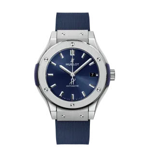 Hublot Classic Fusion Titanium Blue, 38mm with Blue Dial