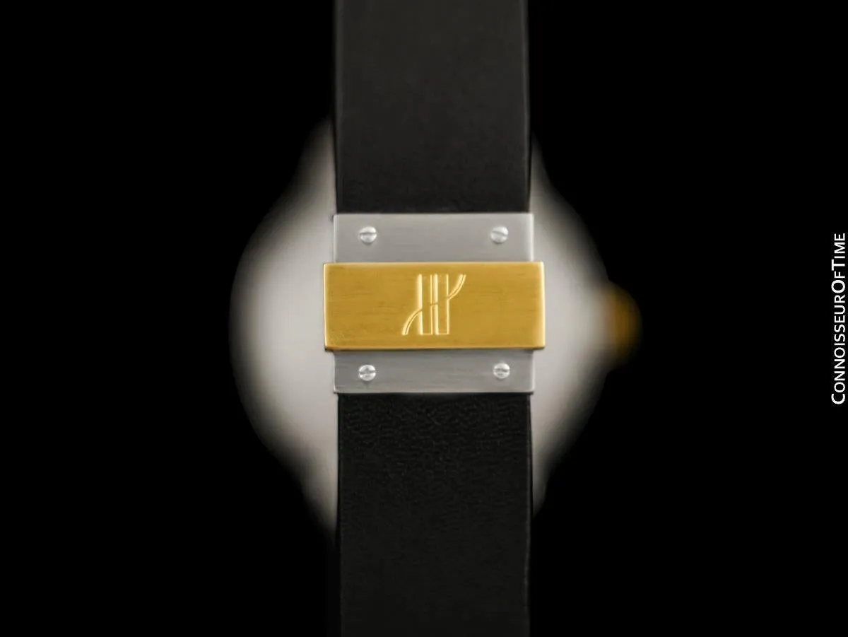 Hublot MDM Couvercle Ladies Covered Flip Top Lid Watch - Stainless Steel & 18K Gold