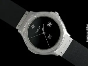 Hublot MDM Mens Midsize Watch with Date - Stainless Steel