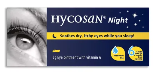 Hycosan to relieve eye ointment at night (effectively relieves dry eyes, eye discomfort) Night Eye Oindment 5G
