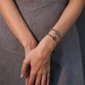 Hypoallergenic Butterfly Bracelet - Non-Toxic Stainless Steel & Gold Plated