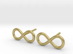 Infinity Post Earrings (Metal)