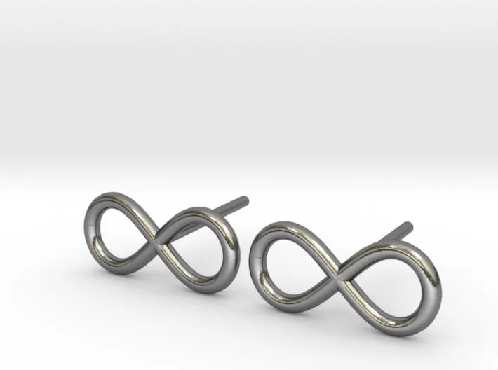 Infinity Post Earrings (Metal)