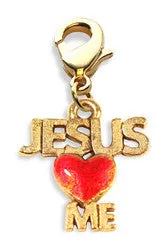 Jesus Loves Me Charm Dangle