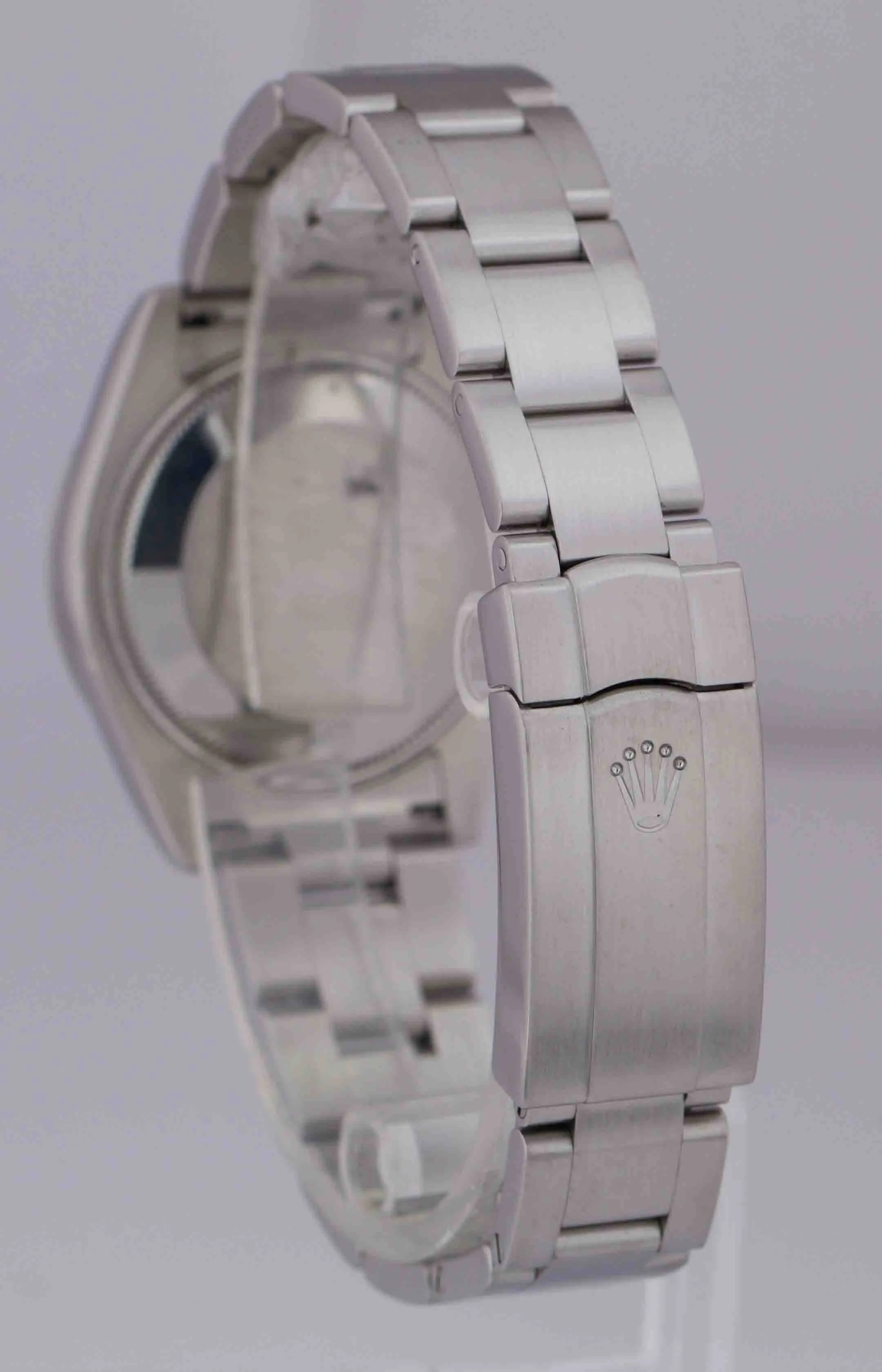 Ladies Rolex Oyster Perpetual 31 White 31mm 3-6-9 Mid-Size Steel 177210 Watch