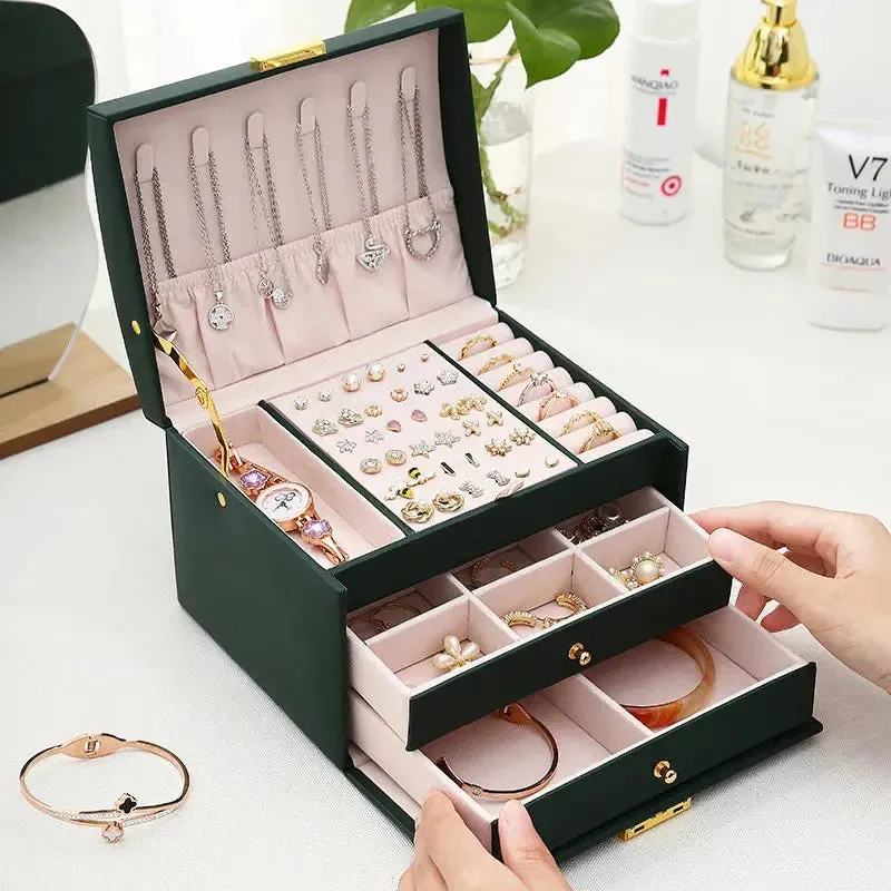 Large Capacity Jewelry Box for All Your Precious Items