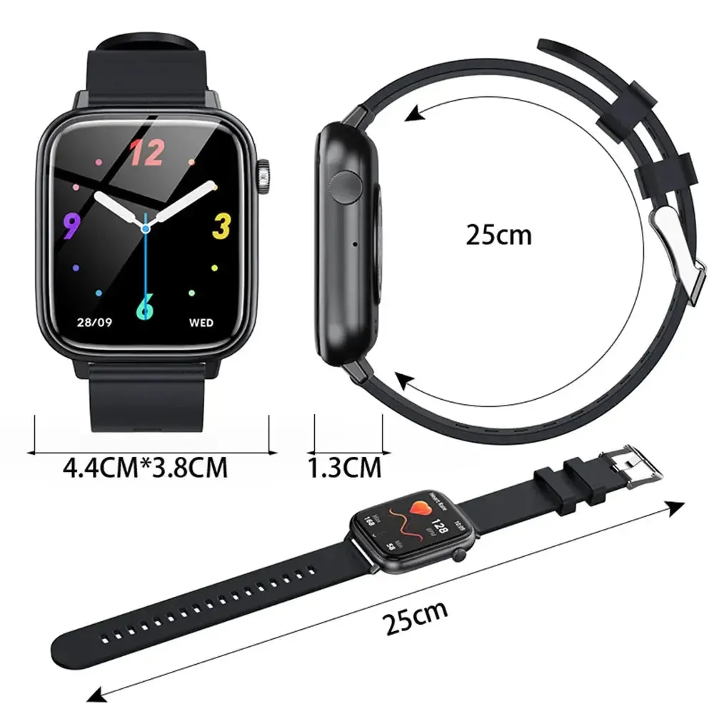 LAXASFIT New Smart Watch Bluetooth Call Health Monitoring 100  Sports Mode IP68 Waterproof Smart Watch Men Women Holiday Gift