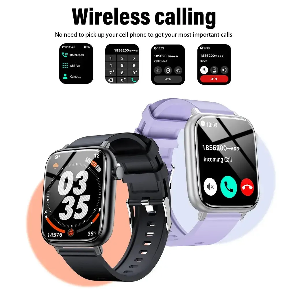 LAXASFIT New Smart Watch Bluetooth Call Health Monitoring 100  Sports Mode IP68 Waterproof Smart Watch Men Women Holiday Gift