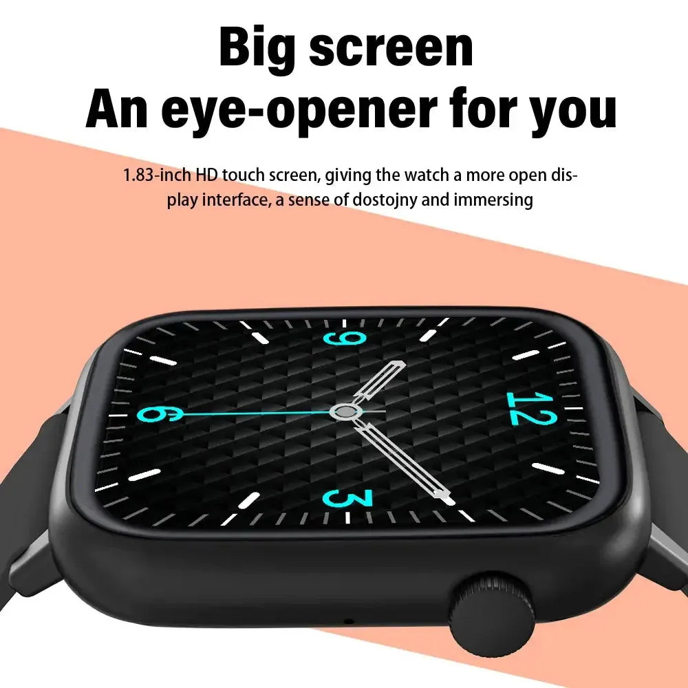 LAXASFIT New Smart Watch Bluetooth Call Health Monitoring 100  Sports Mode IP68 Waterproof Smart Watch Men Women Holiday Gift