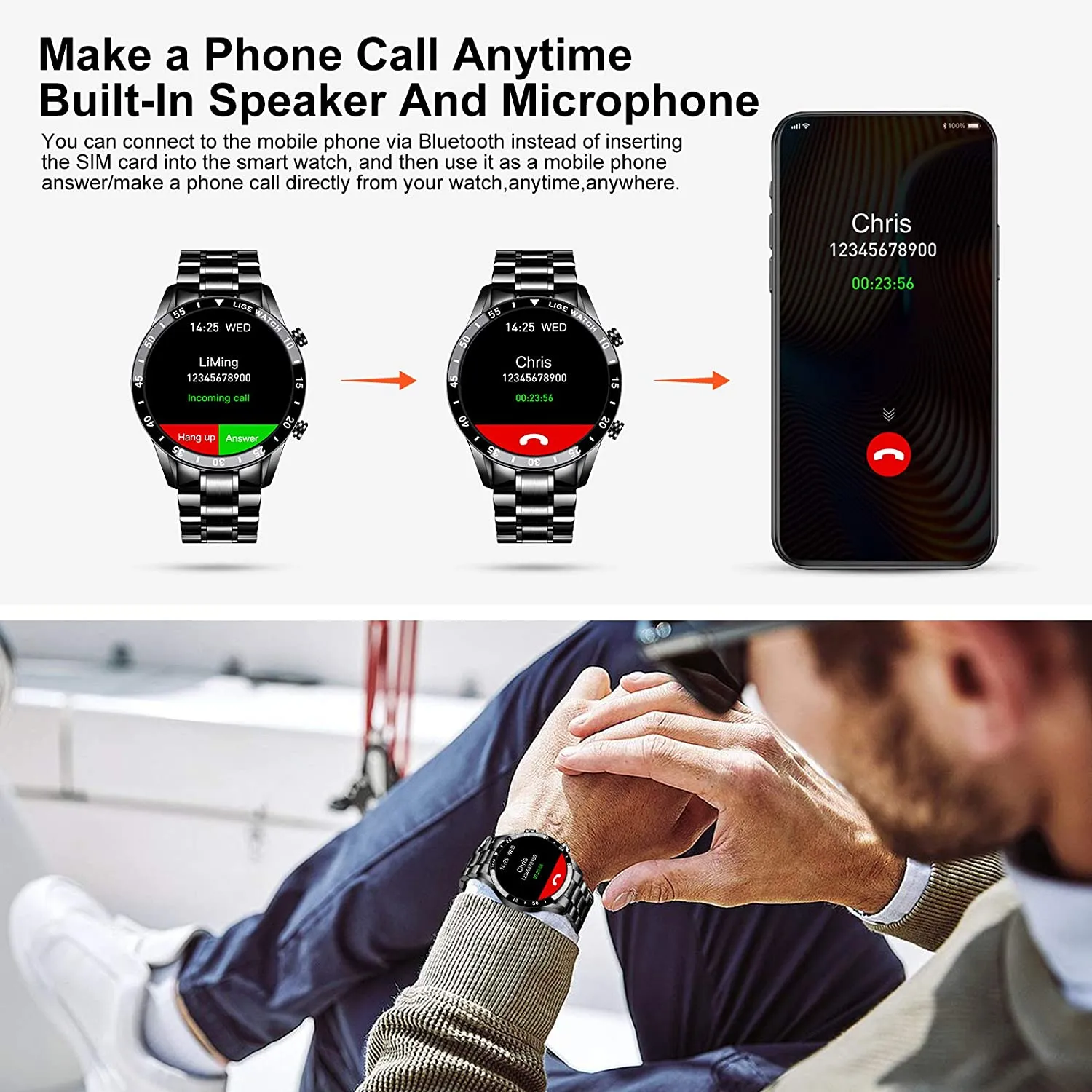LIGE Smart Watch