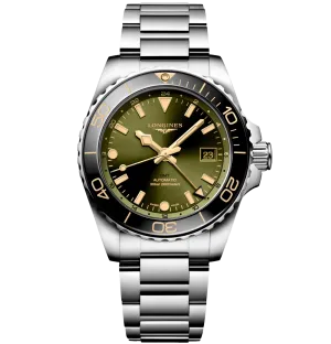 Longines Hydroconquest 41mm Watch with Stainless Steel Bracelet