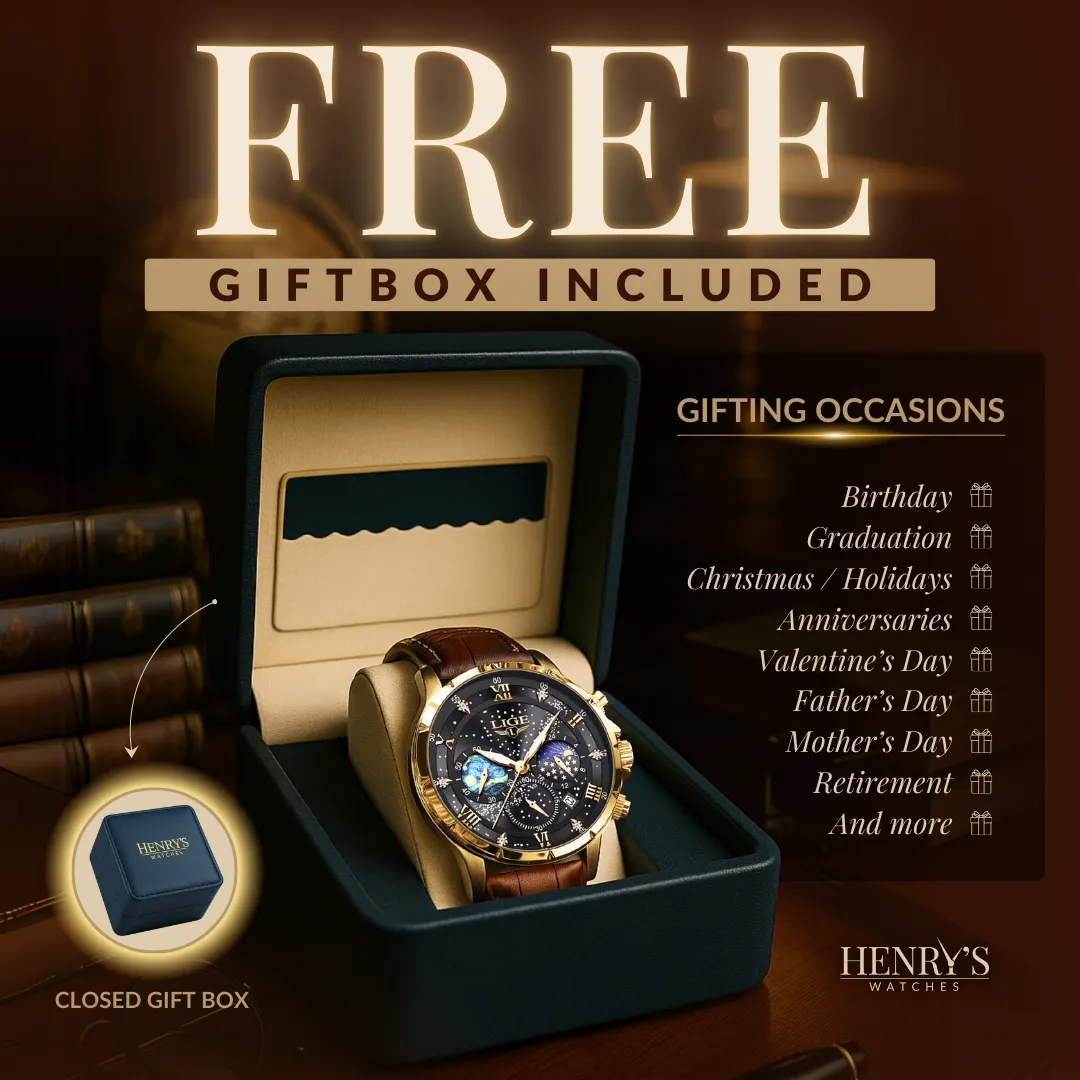 Luxury Business Leather Watch