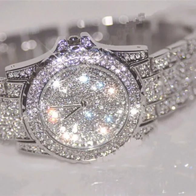 Luxury Ladies Rhinestone Watch