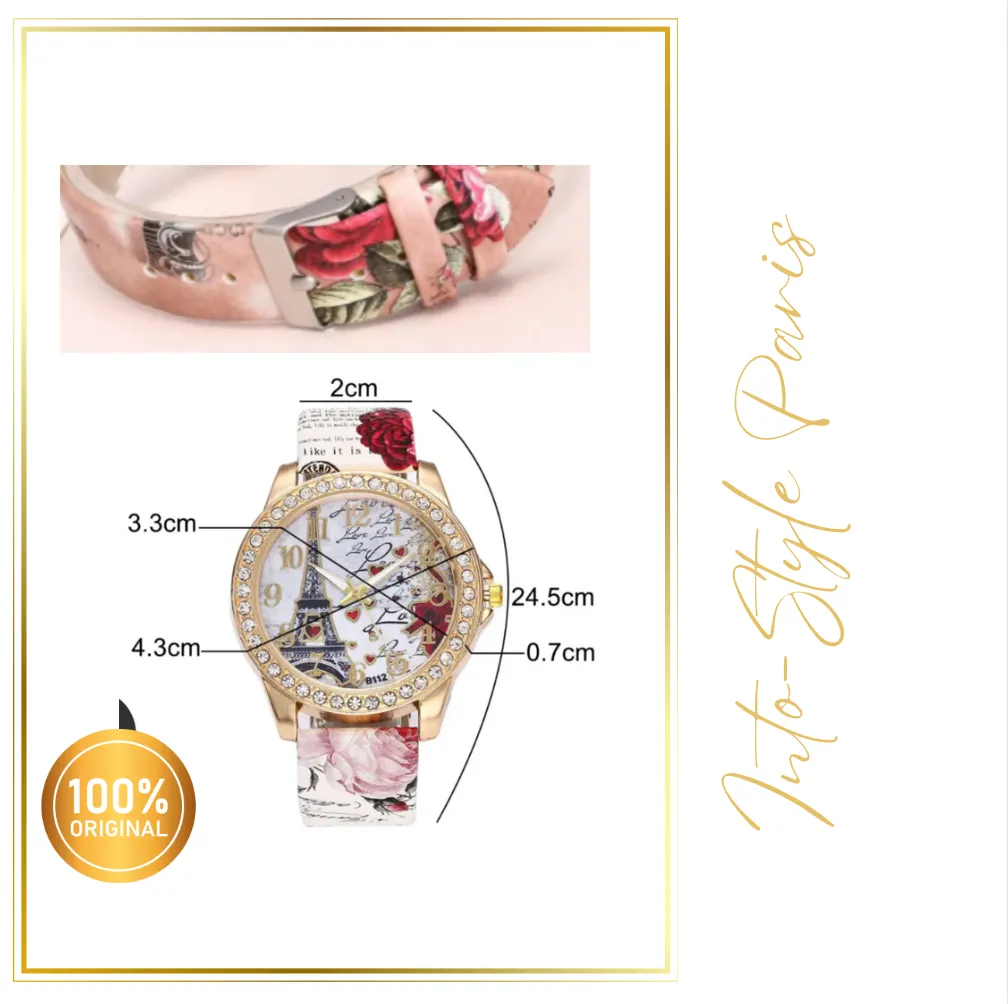 Luxury Stylish Paris Quartz Watches