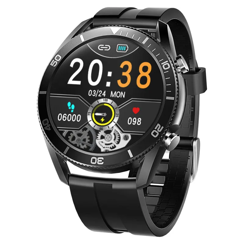 M25 With Local Music Player Blood Oxygen Health Checker Round Smart Watch Answer Call