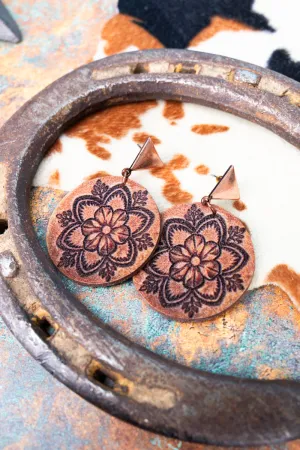 Maricopa Meadow Faux Leather Earrings