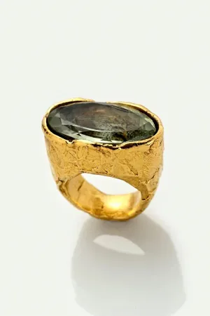 MARIE-ALEXANDRINE YVERNAULT | NAIADE GREEN AMETHYST RING