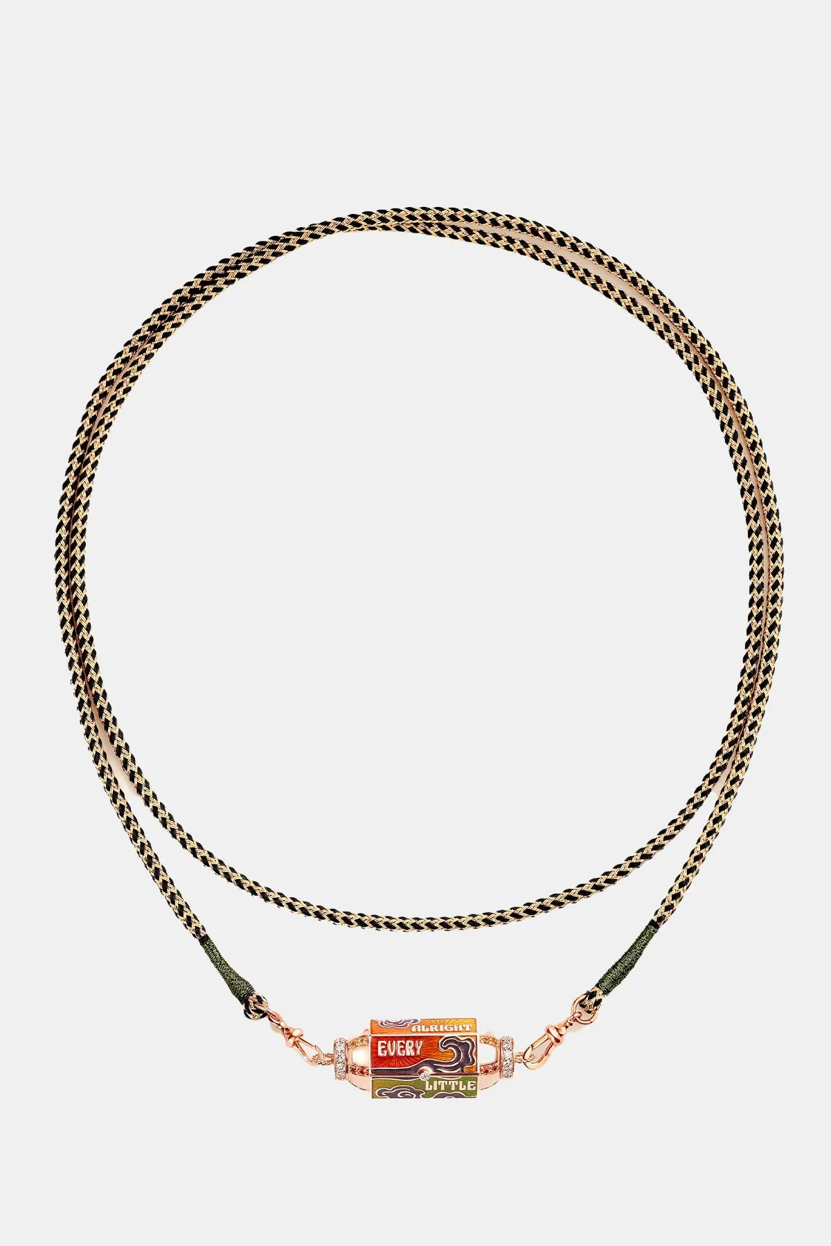 MARIE LICHTENBERG | 18K ROSE GOLD BLUNT BOX NECKLACE