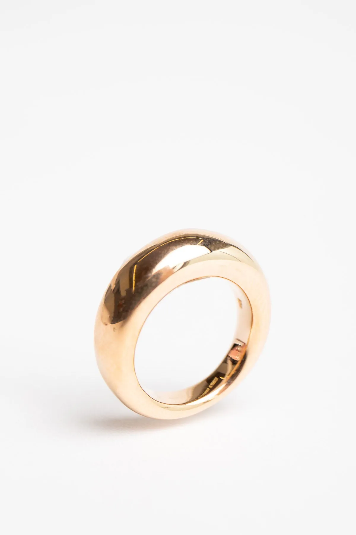 MAUD JEWELRY | 18K ROSE GOLD LOW DOME RING