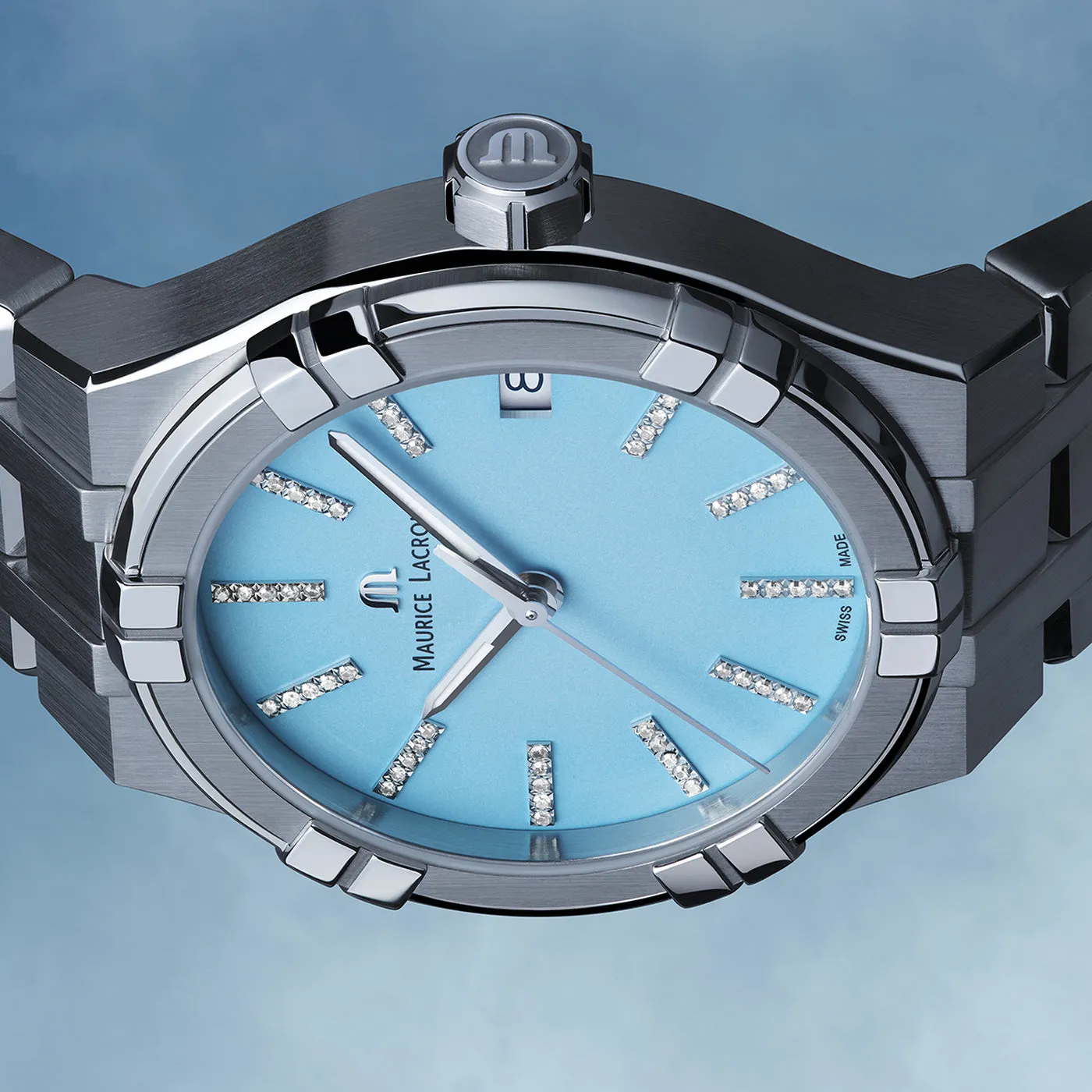 Maurice Lacroix Aikon Quartz Colours Edition Ladies Blue Dial Watch