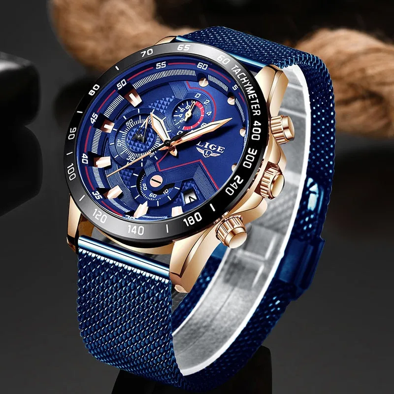 MEN'S TOP BRAND LUXURY QUARTZ WRIST WATCH