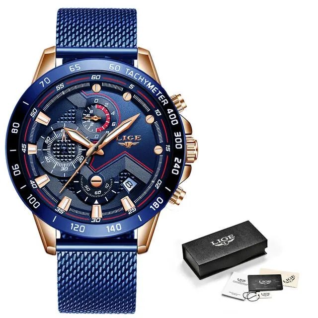MEN'S TOP BRAND LUXURY QUARTZ WRIST WATCH