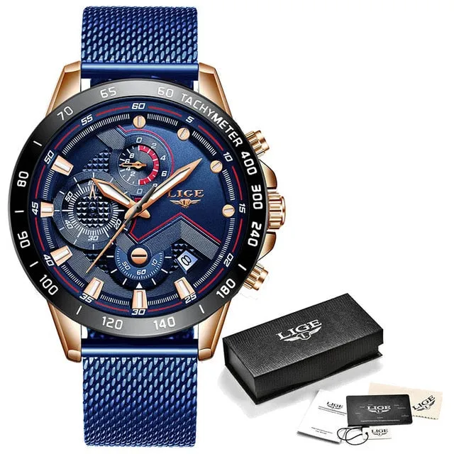 MEN'S TOP BRAND LUXURY QUARTZ WRIST WATCH