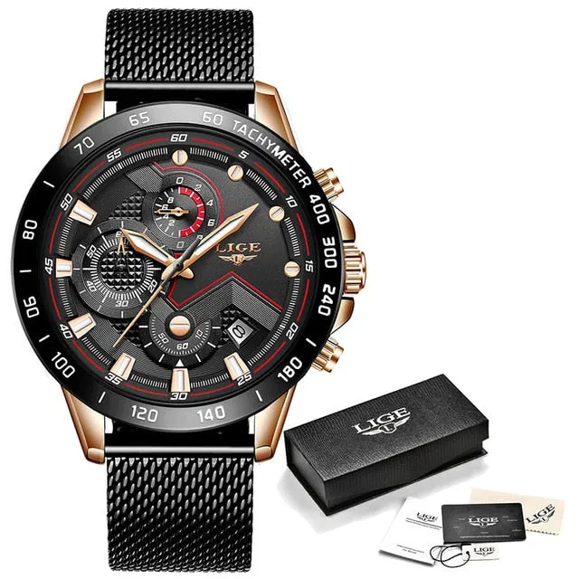 MEN'S TOP BRAND LUXURY QUARTZ WRIST WATCH
