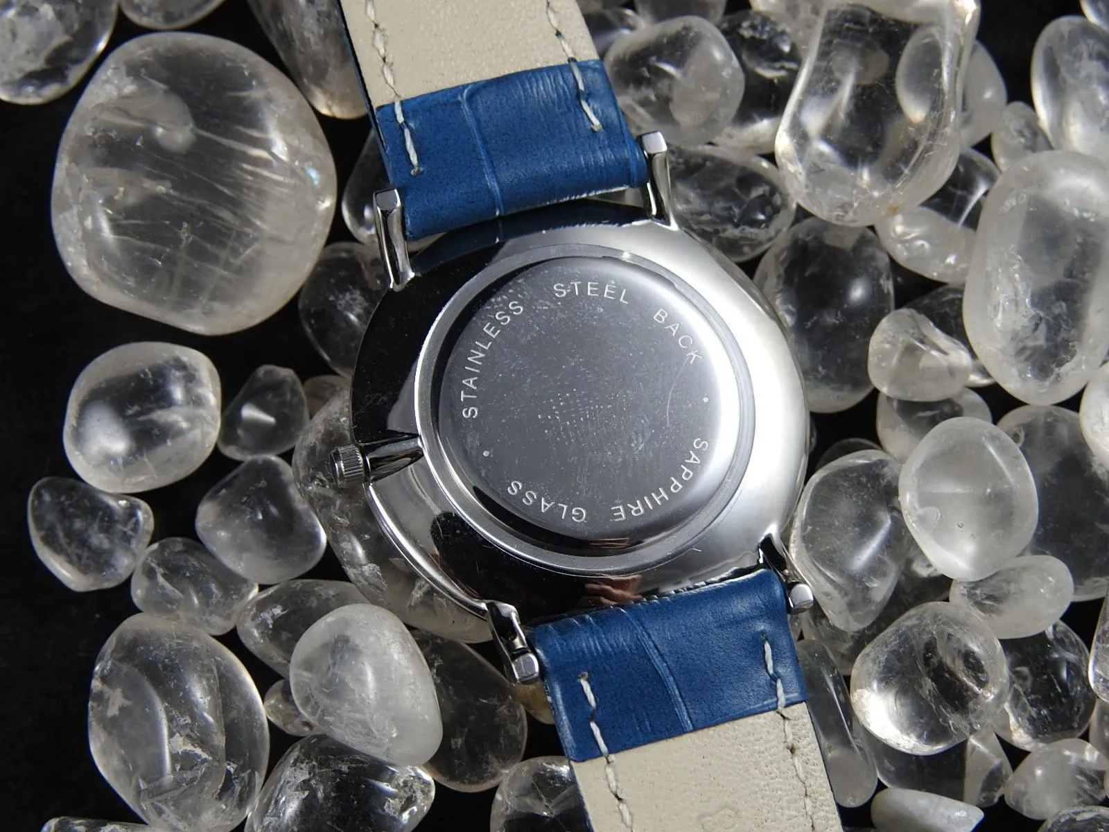 Meteorite & White Sapphire Watch