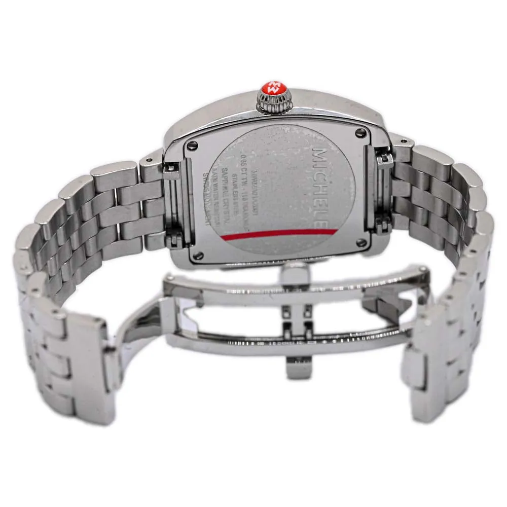 Michele Ladies Deco Day Stainless Steel 33mm Chronograph MOP Stick Dial Watch Reference #: MW06P01A1025