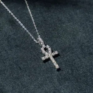 Mini Ankh Pendant in Sterling Silver