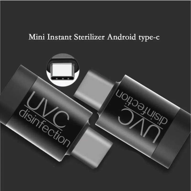Miniature Instant Sterilizer Ultraviolet Sterilization Efficient LED Light Mobile Phone USB Interface Sterilization Tool