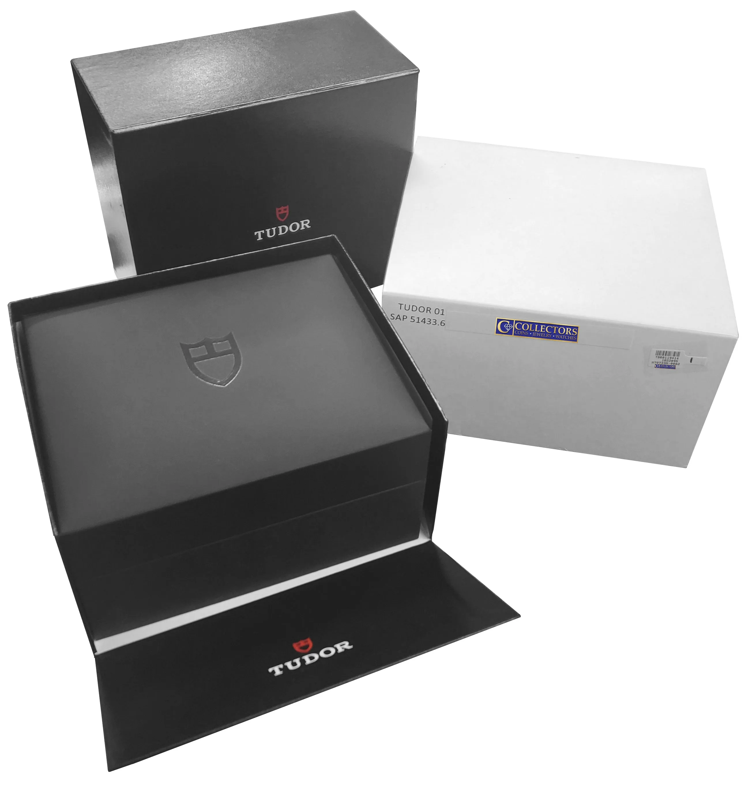MINT 2019 Tudor Black Bay Heritage Two-Tone Stainless Black 41mm Watch 79733N