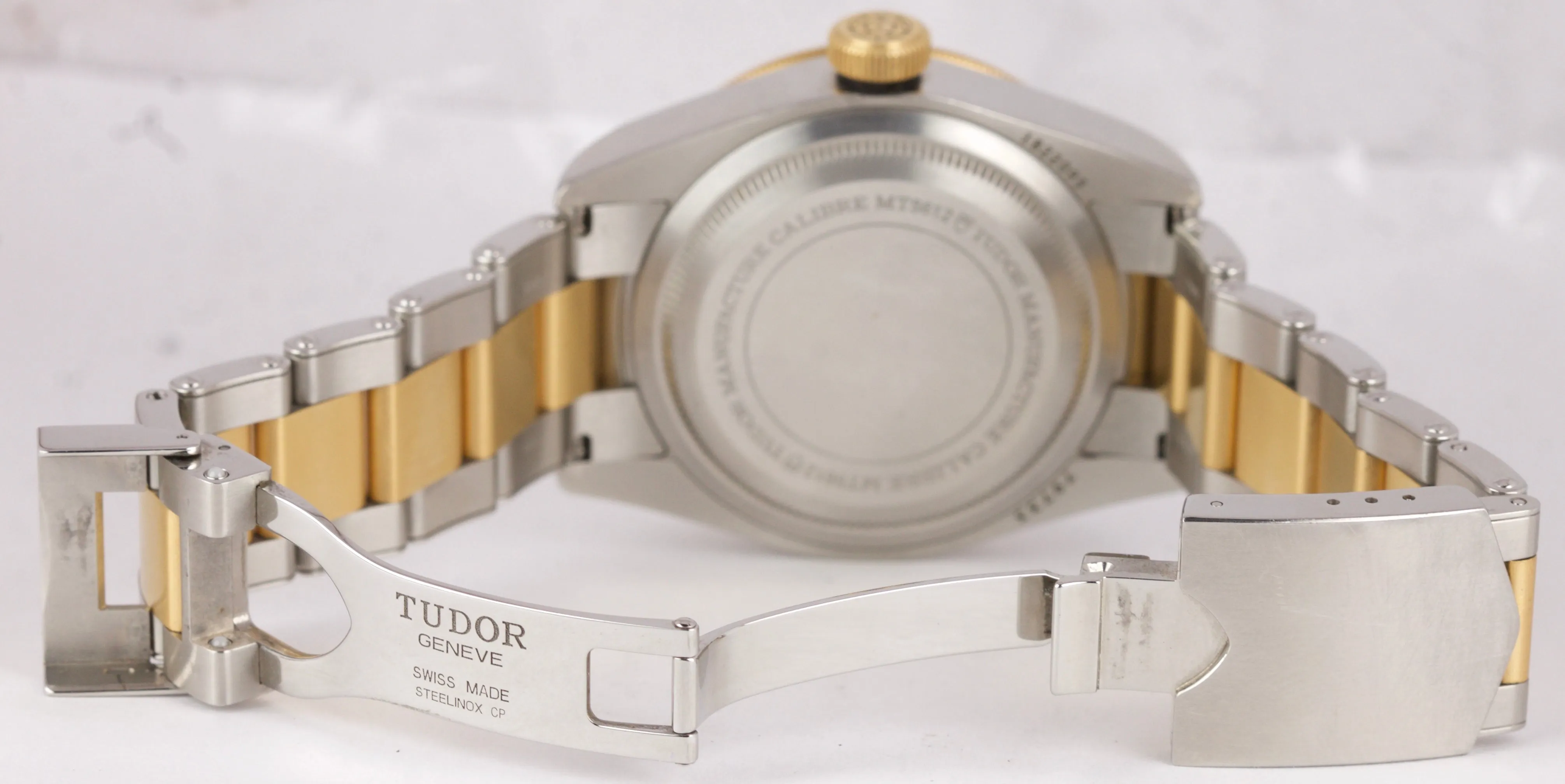 MINT 2019 Tudor Black Bay Heritage Two-Tone Stainless Black 41mm Watch 79733N