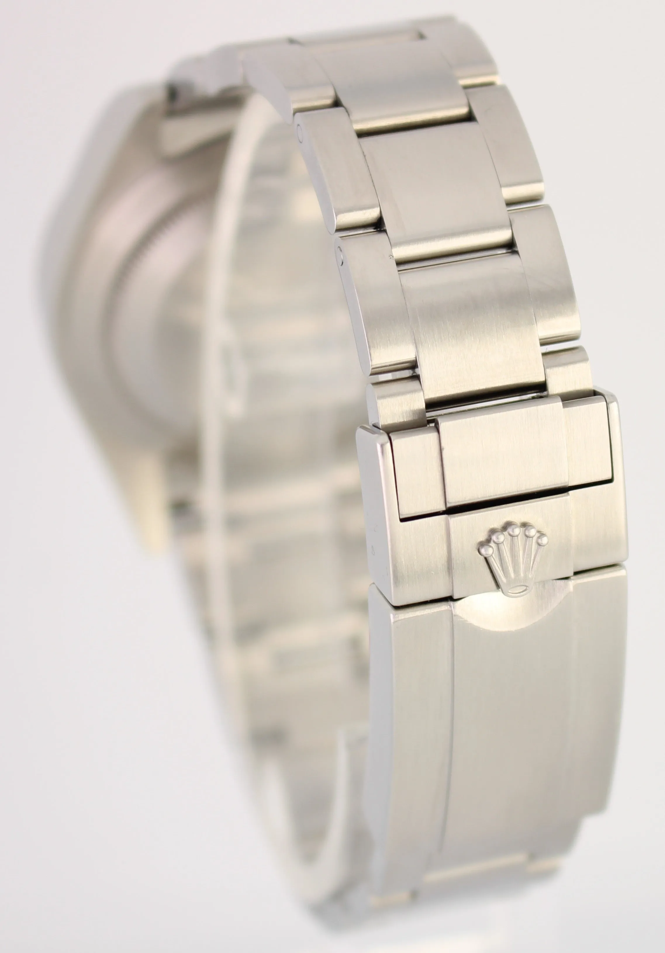 MINT Rolex Explorer I Black 39mm Stainless Steel Oyster Watch 214270 B&P