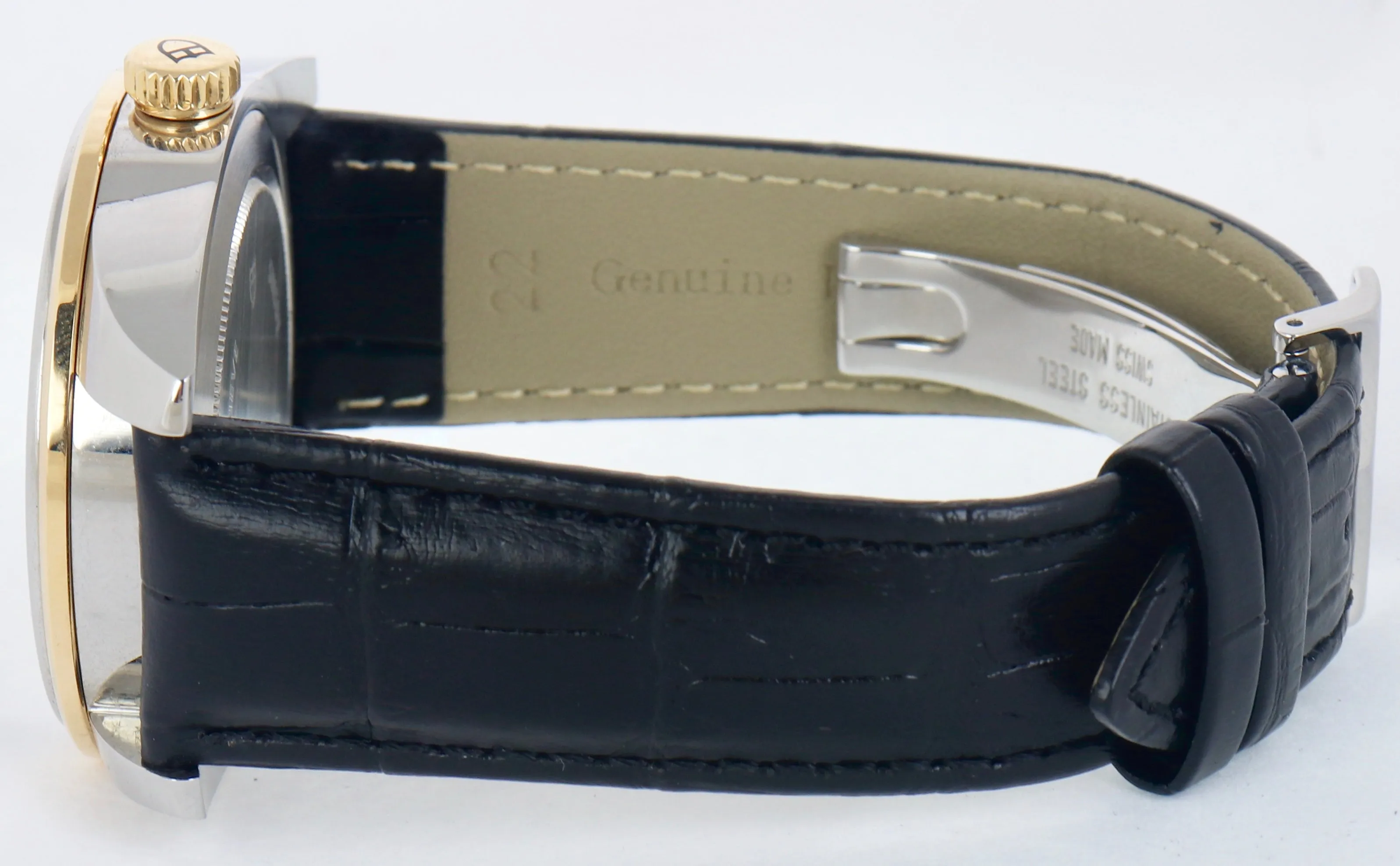 MINT Tudor Glamour Double Date 42mm Two Tone Stainless 57003 Black 42mm Watch