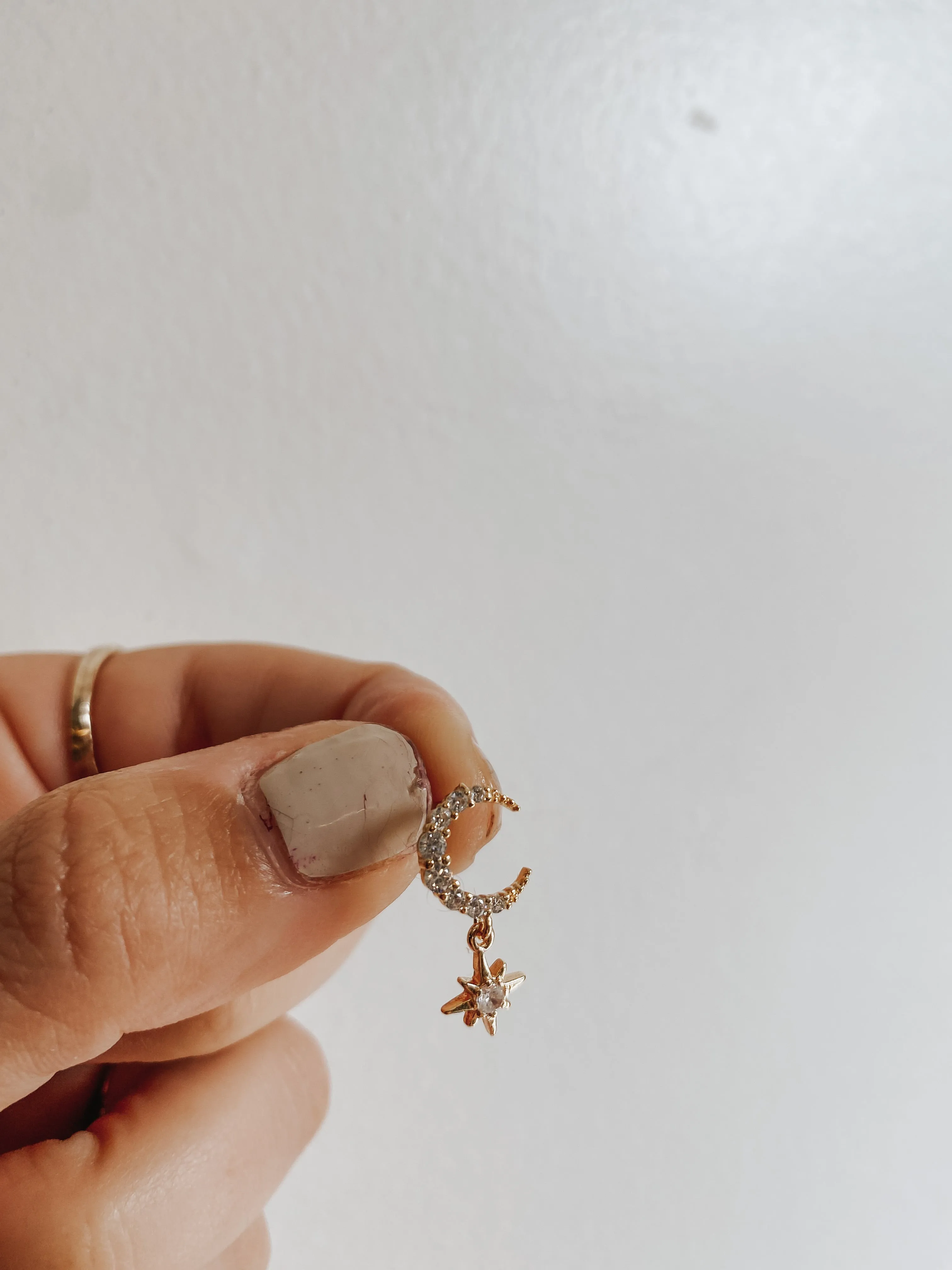 MOON & STARS EARRING