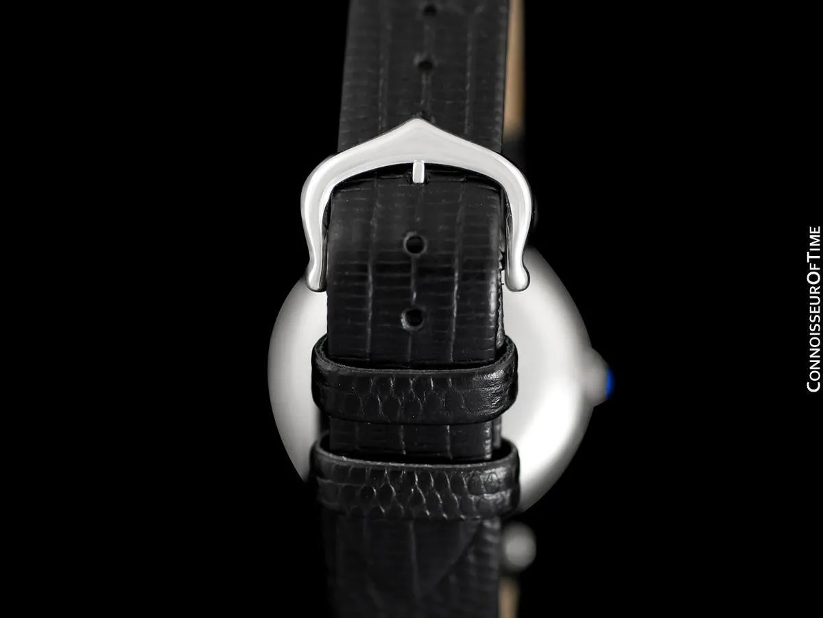 Must De Cartier Vendome Mens Midsize Unisex Watch - Sterling Silver