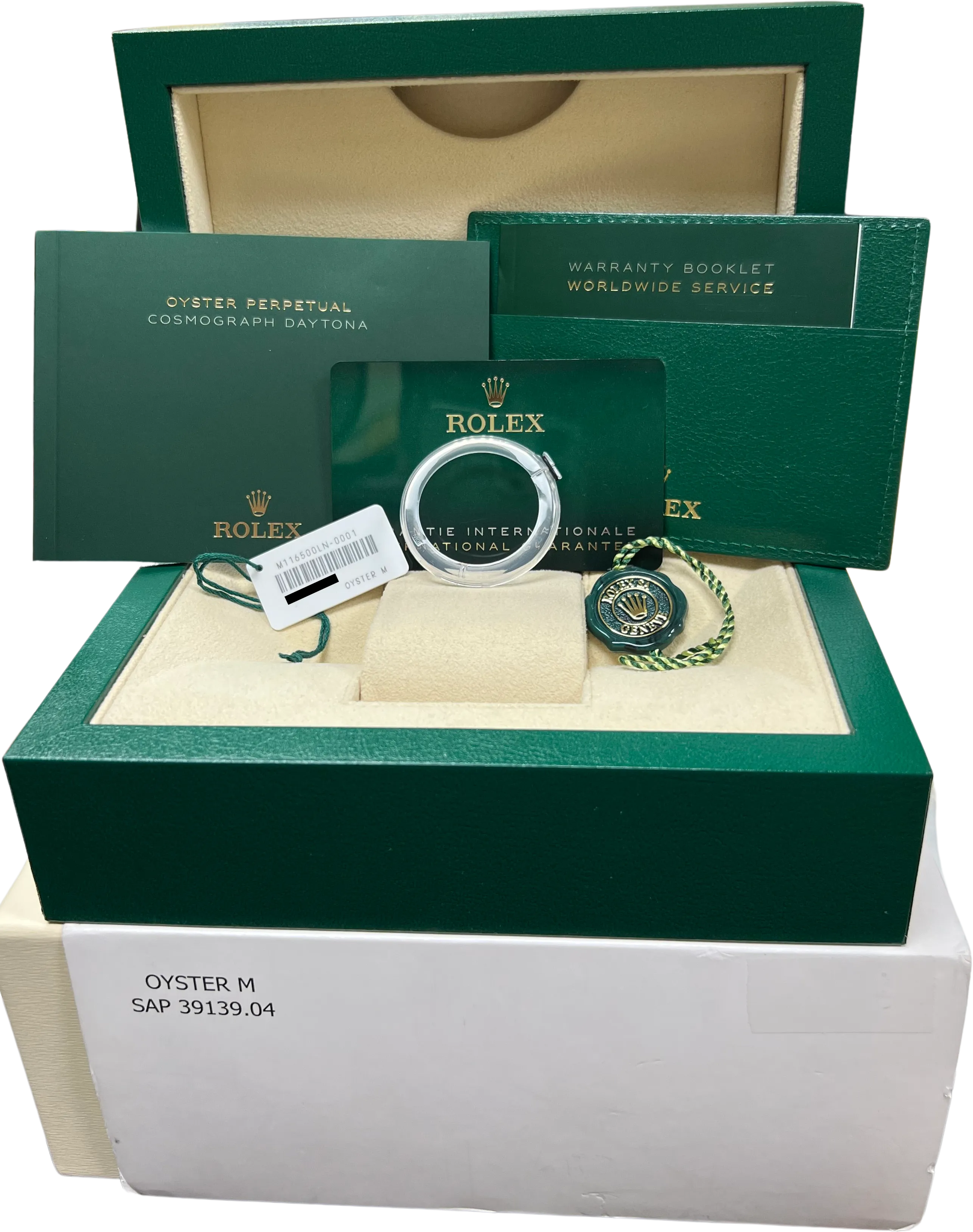 NEW 2023 PAPERS Rolex Daytona Cosmograph 40mm PANDA Steel Watch 116500 LN B P