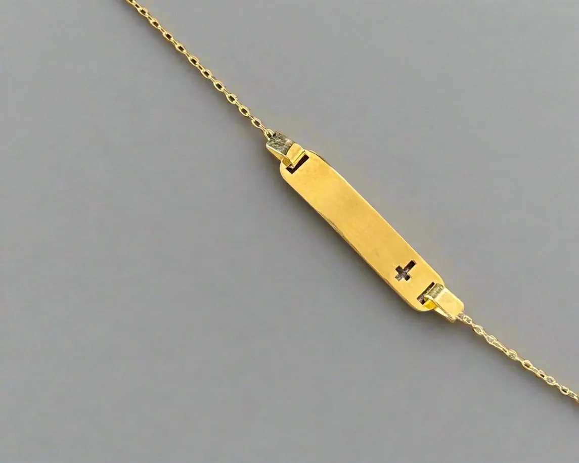 New Born Bracelet - 18kt Gold Gifts For Babies In Lebanon