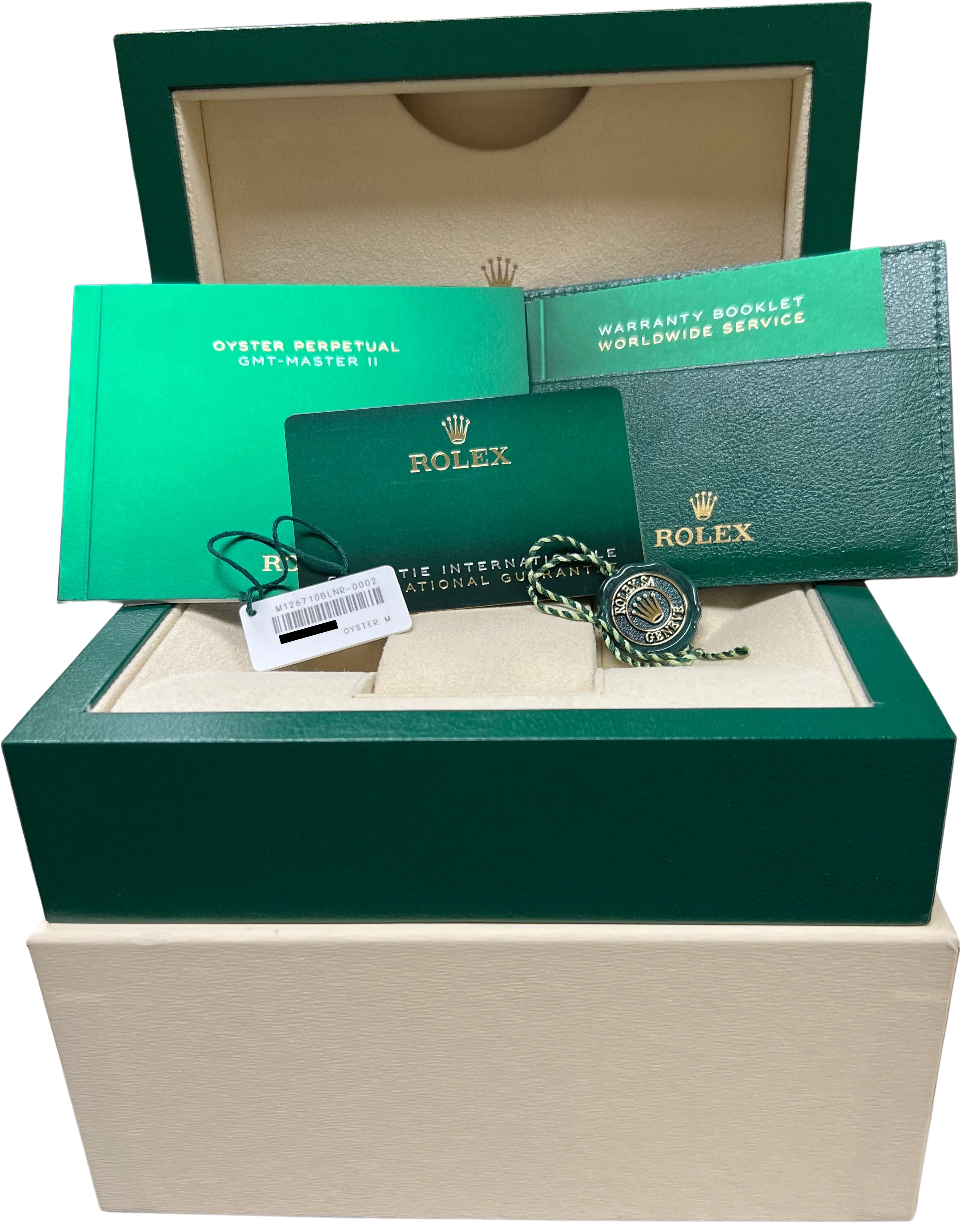 NEW FEB. 2024 PAPERS Rolex GMT-Master II BATMAN Jubilee 40mm 126710 BLNR B P